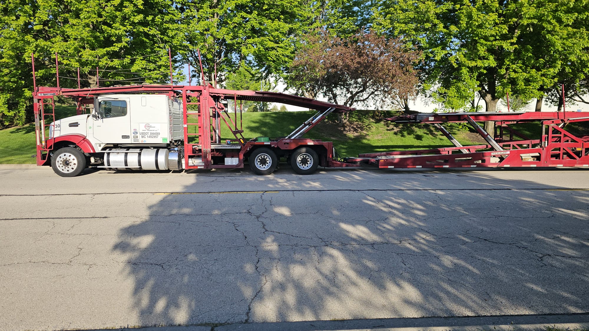 Trust Transport Loaded Car Hauler